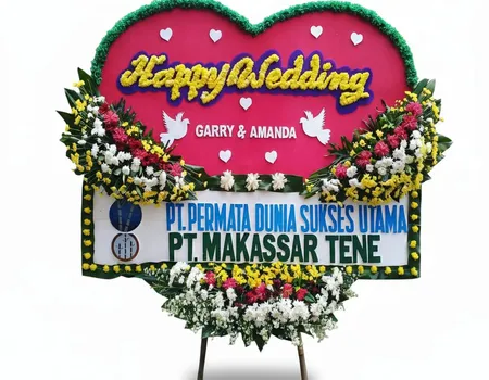 Rangkaian Bunga Papan Wedding 21