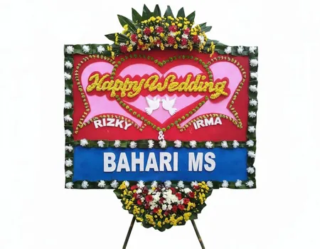 Rangkaian Bunga Papan Wedding 22
