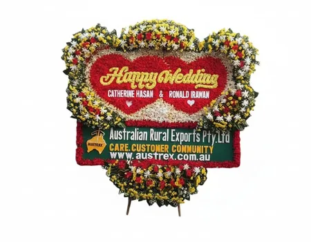 Rangkaian Bunga Papan Wedding 16