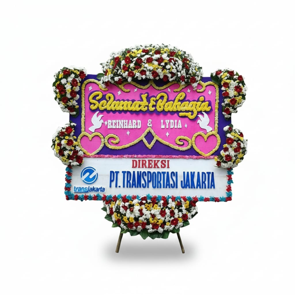 Bunga Papan Wedding 15