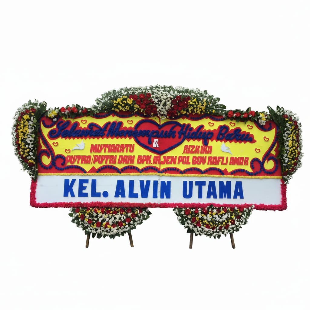 Bunga Papan Wedding 11