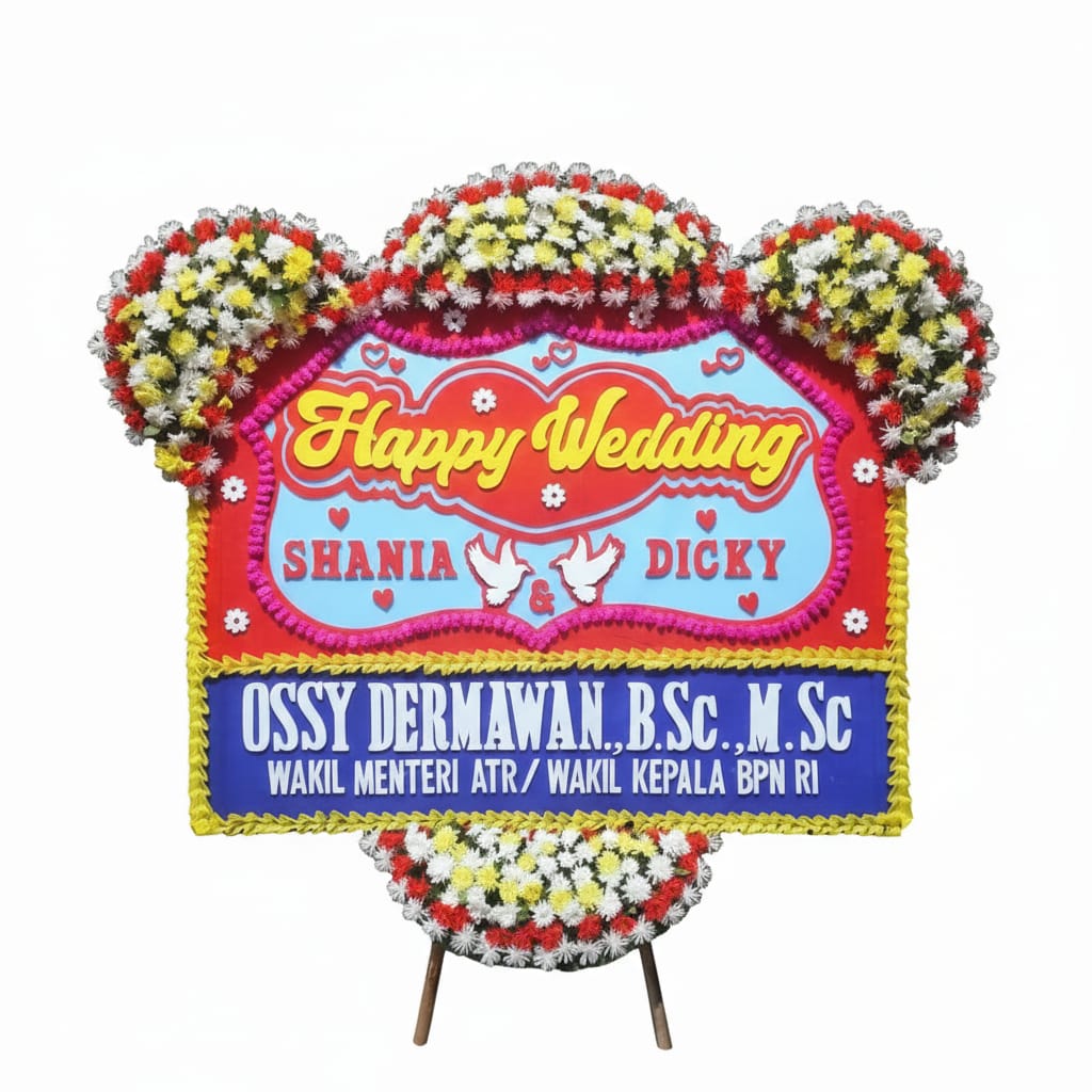 Bunga Papan Wedding  07