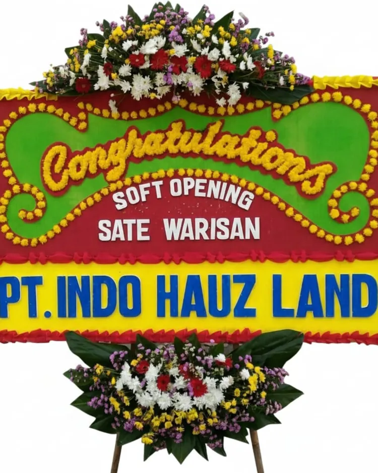 Rangkaian Bunga Papan Congratulations 18 - Toko Bunga 24 Jam