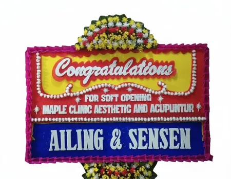 Rangkaian Bunga Papan Congratulations 17