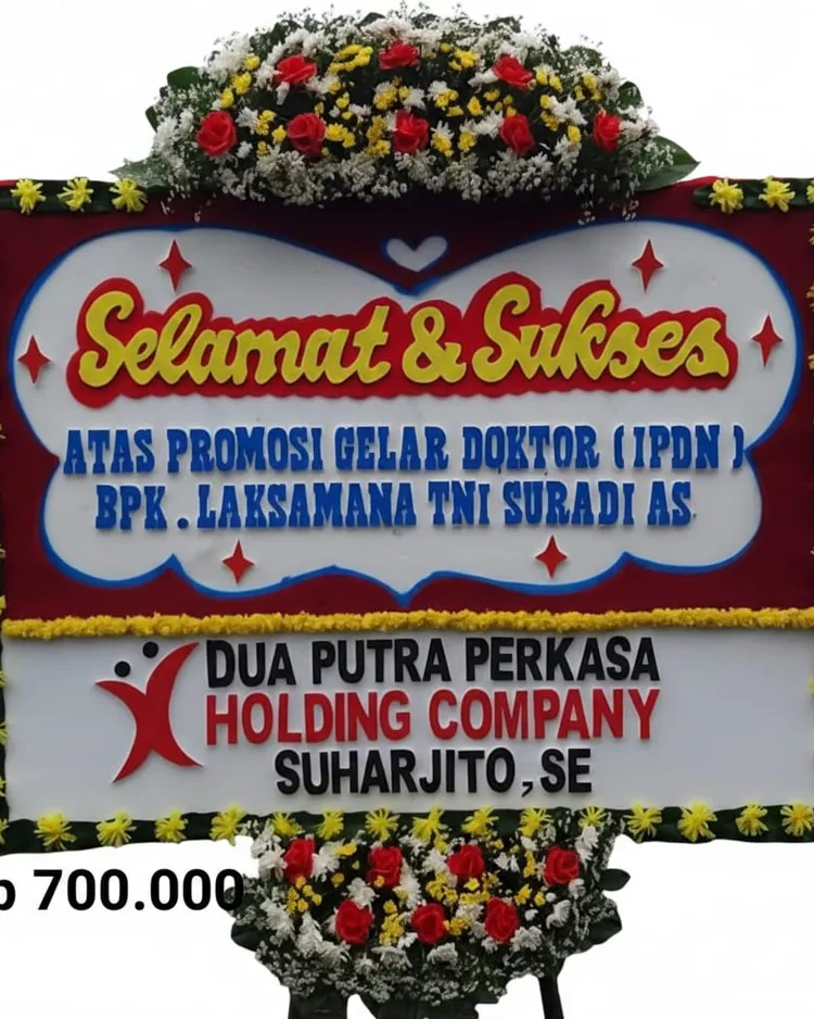 Rangkaian Bunga Papan Congratulations 15 - Toko Bunga 24 Jam