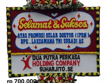 Rangkaian Bunga Papan Congratulations 15