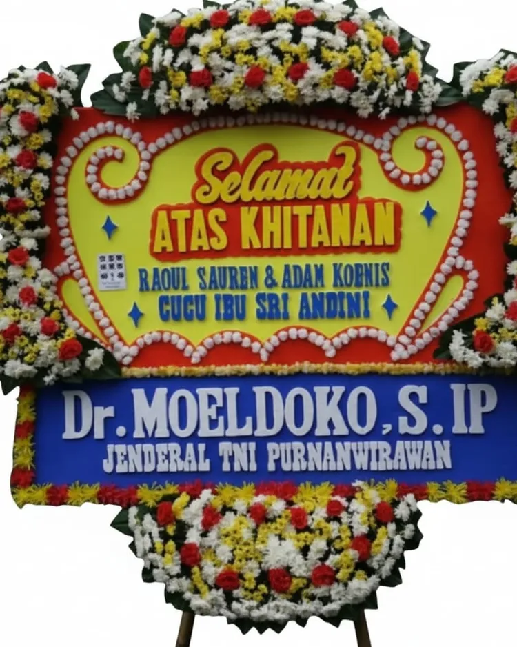 Rangkaian Bunga Papan Congratulations 12 - Toko Bunga 24 Jam