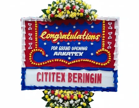 Rangkaian Bunga Papan Congratulations 11