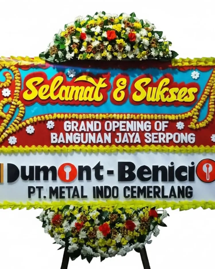 Rangkaian Bunga Papan Congratulations 13 - Toko Bunga 24 Jam