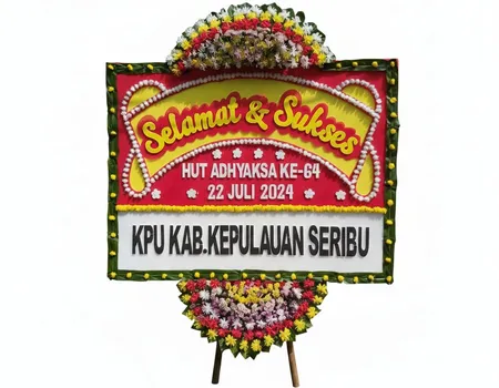 Rangkaian Bunga Papan Congratulations 05