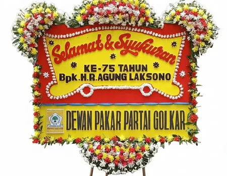 Rangkaian Bunga Papan Congratulations 04