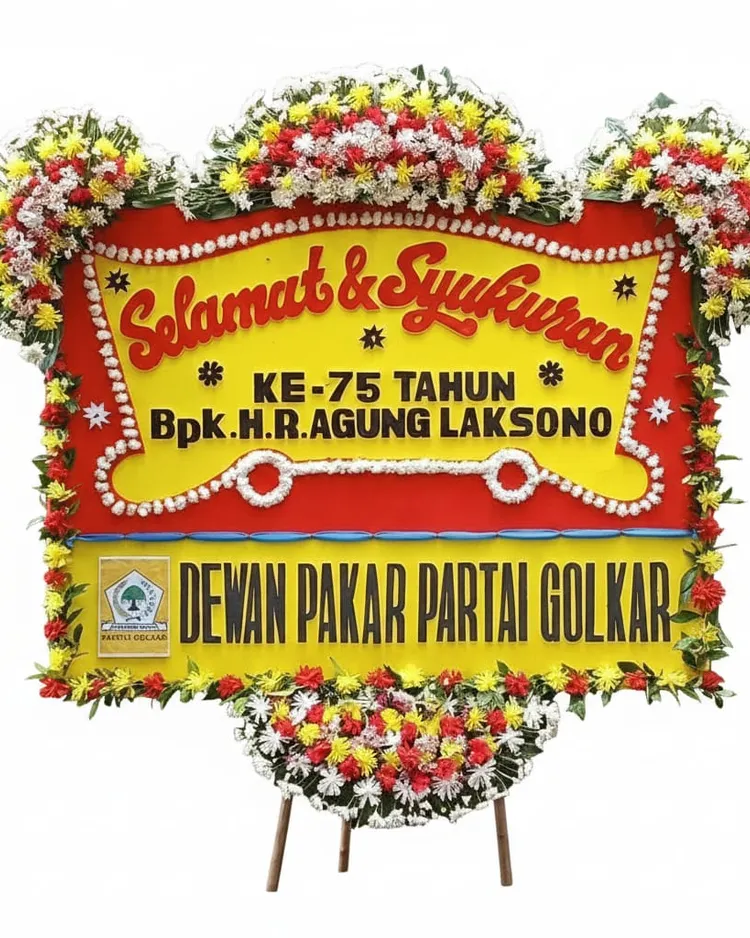 Rangkaian Bunga Papan Congratulations 04 - Toko Bunga 24 Jam