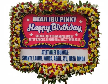 Rangkaian Bunga Papan Congratulations 01
