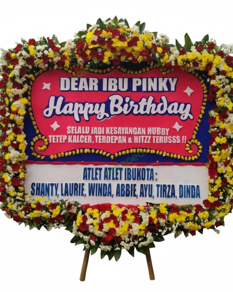 Rangkaian Bunga Papan Congratulations 01 - Toko Bunga 24 Jam