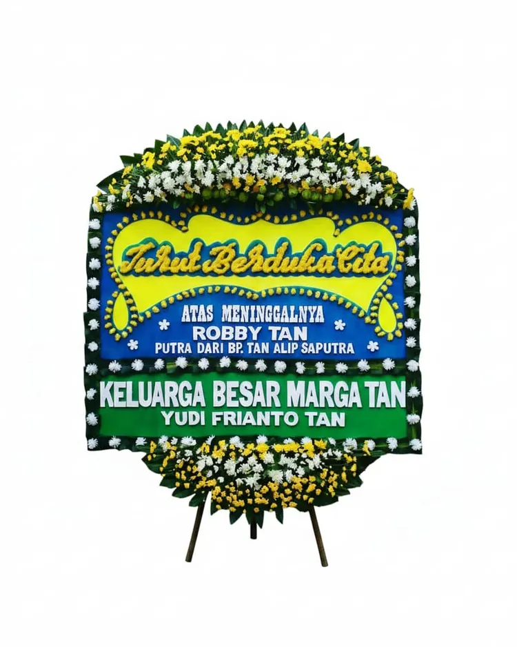 Rangkaian Bunga Papan Duka Cita 31 - Toko Bunga 24 Jam
