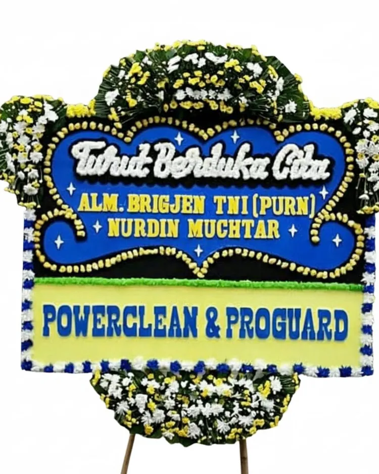 Rangkaian Bunga Papan Duka Cita 30 - Toko Bunga 24 Jam