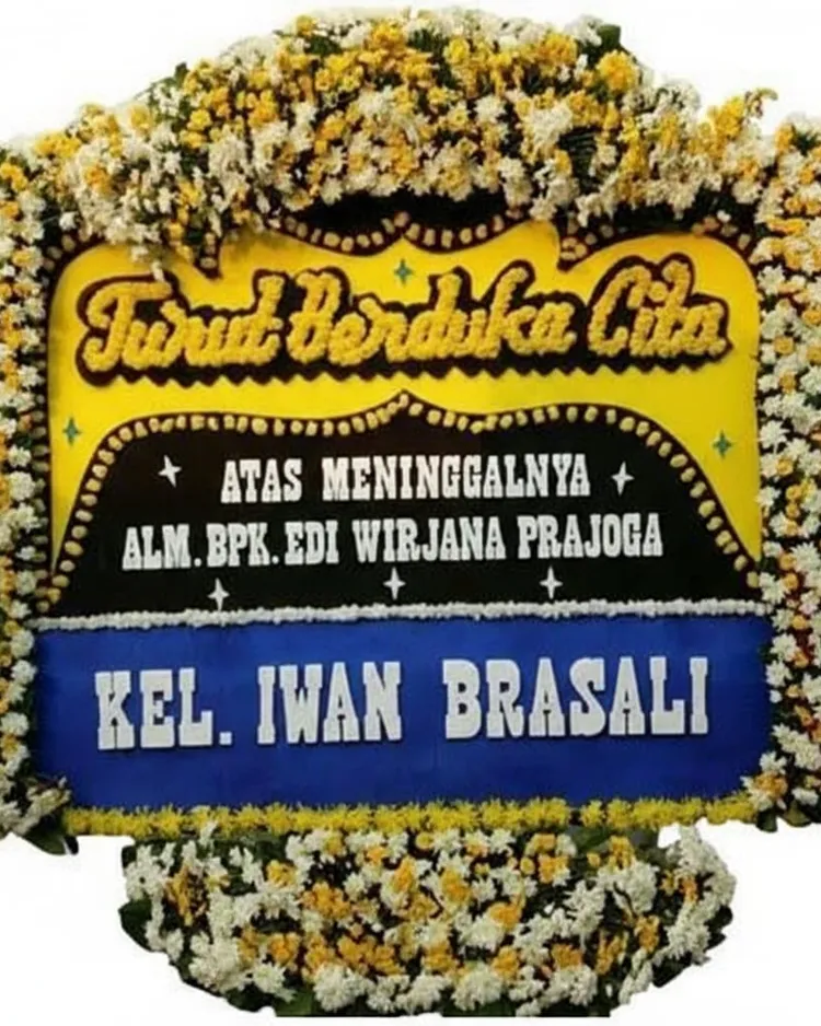 Rangkaian Bunga Papan Duka Cita 27 - Toko Bunga 24 Jam