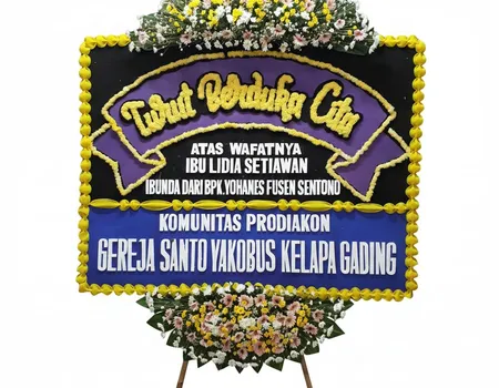Rangkaian Bunga Papan Duka Cita 28