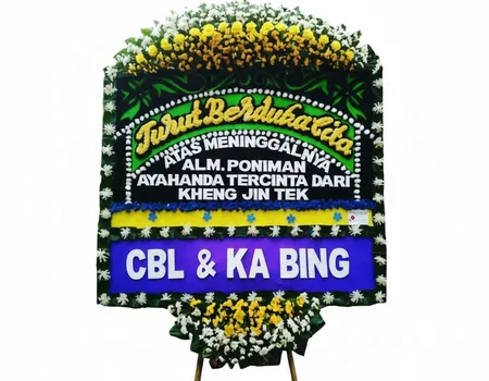 Rangkaian Bunga Papan Duka Cita 25