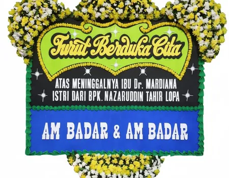 Rangkaian Bunga Papan Duka Cita 14