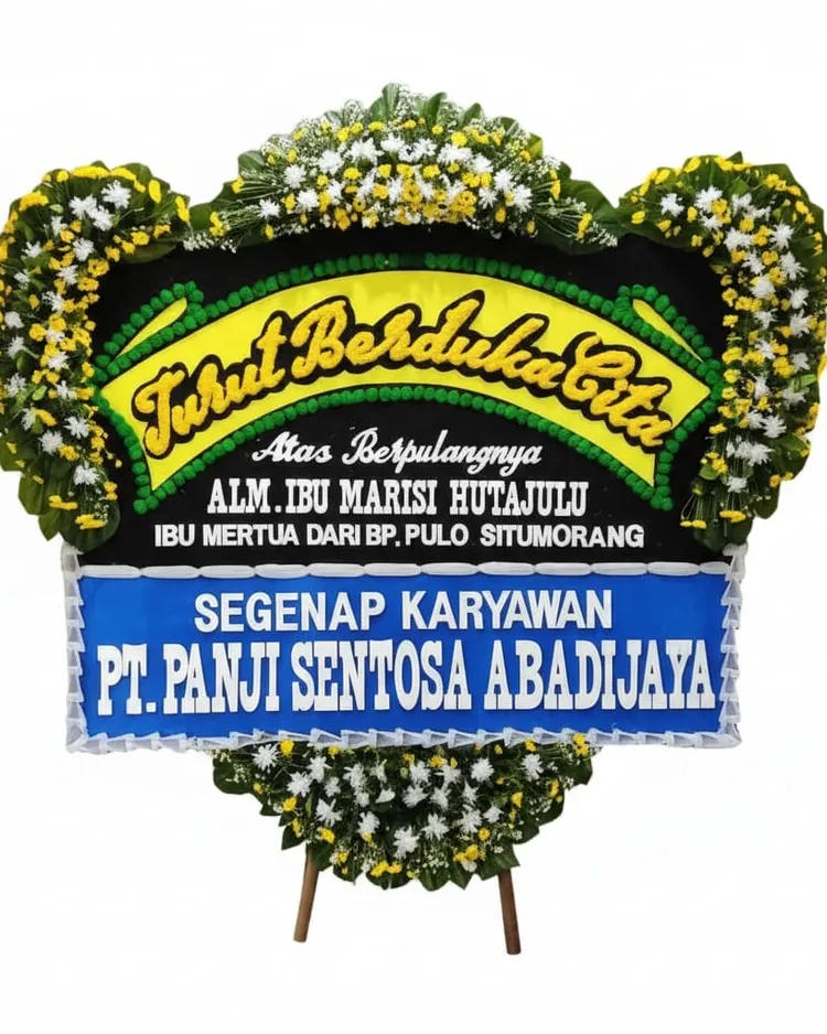 Rangkaian Bunga Papan Duka Cita 12 - Toko Bunga 24 Jam