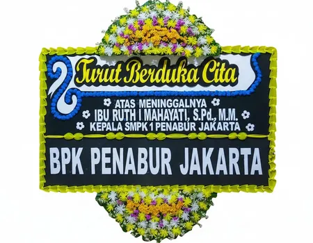 Rangkaian Bunga Papan Duka Cita 09