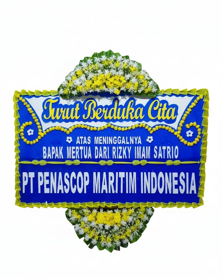 Rangkaian Bunga Papan Duka Cita 05 - Toko Bunga 24 Jam