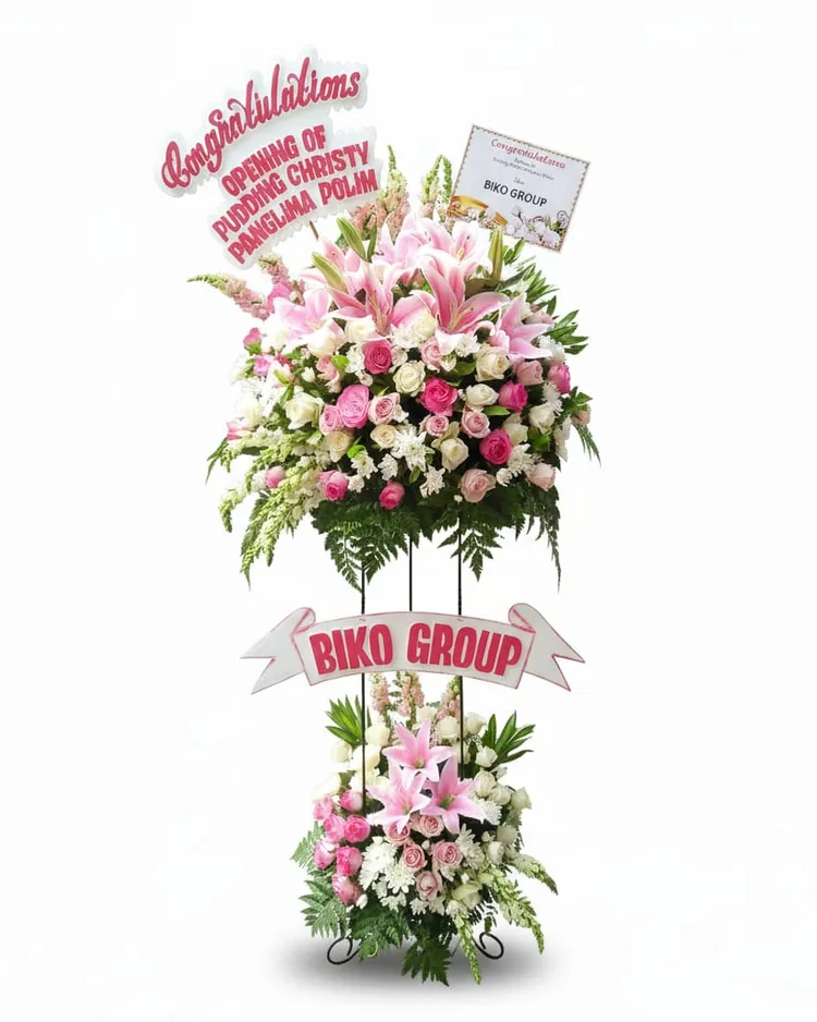 Rangkaian Bunga Standing 22 - Toko Bunga 24 Jam