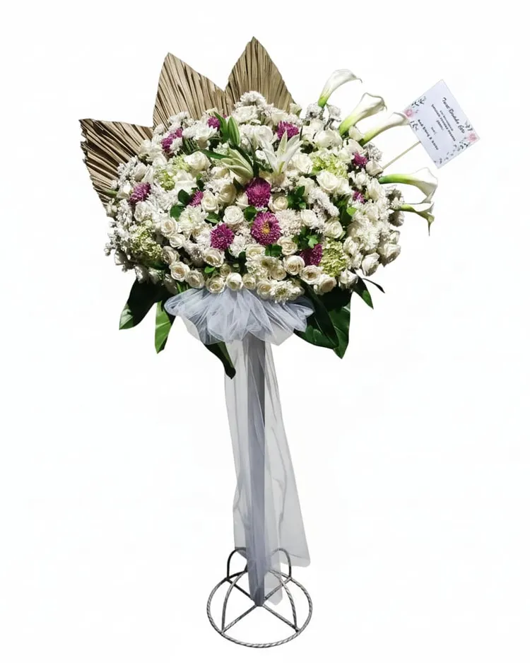 Rangkaian Bunga Standing 24 - Toko Bunga 24 Jam