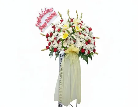 Rangkaian Bunga Standing 12