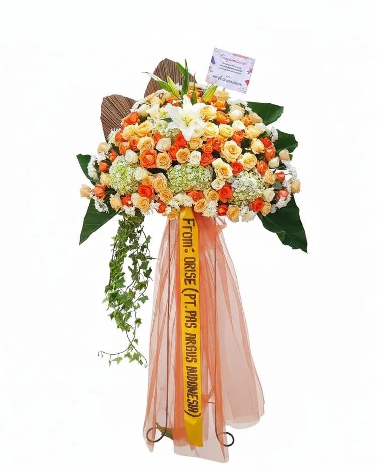 Rangkaian Bunga Standing 09 - Toko Bunga 24 Jam