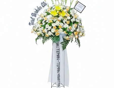 Rangkaian Bunga Standing 03
