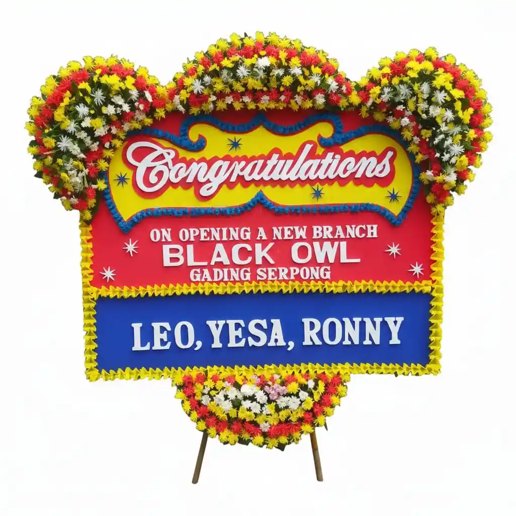 Ikon kategori Bunga Papan Congratulations